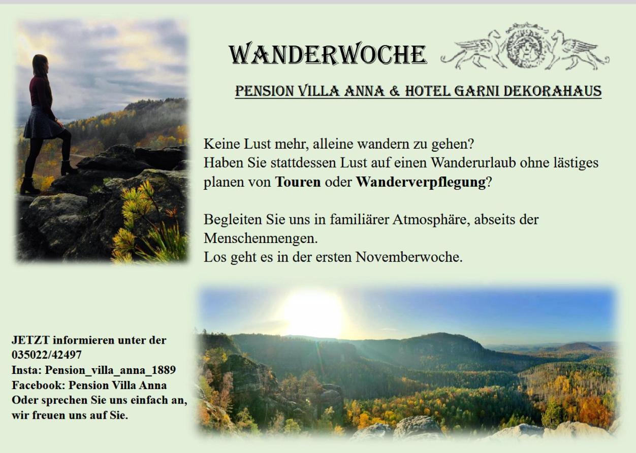 Hotel Garni Dekorahaus Bad Schandau Luaran gambar